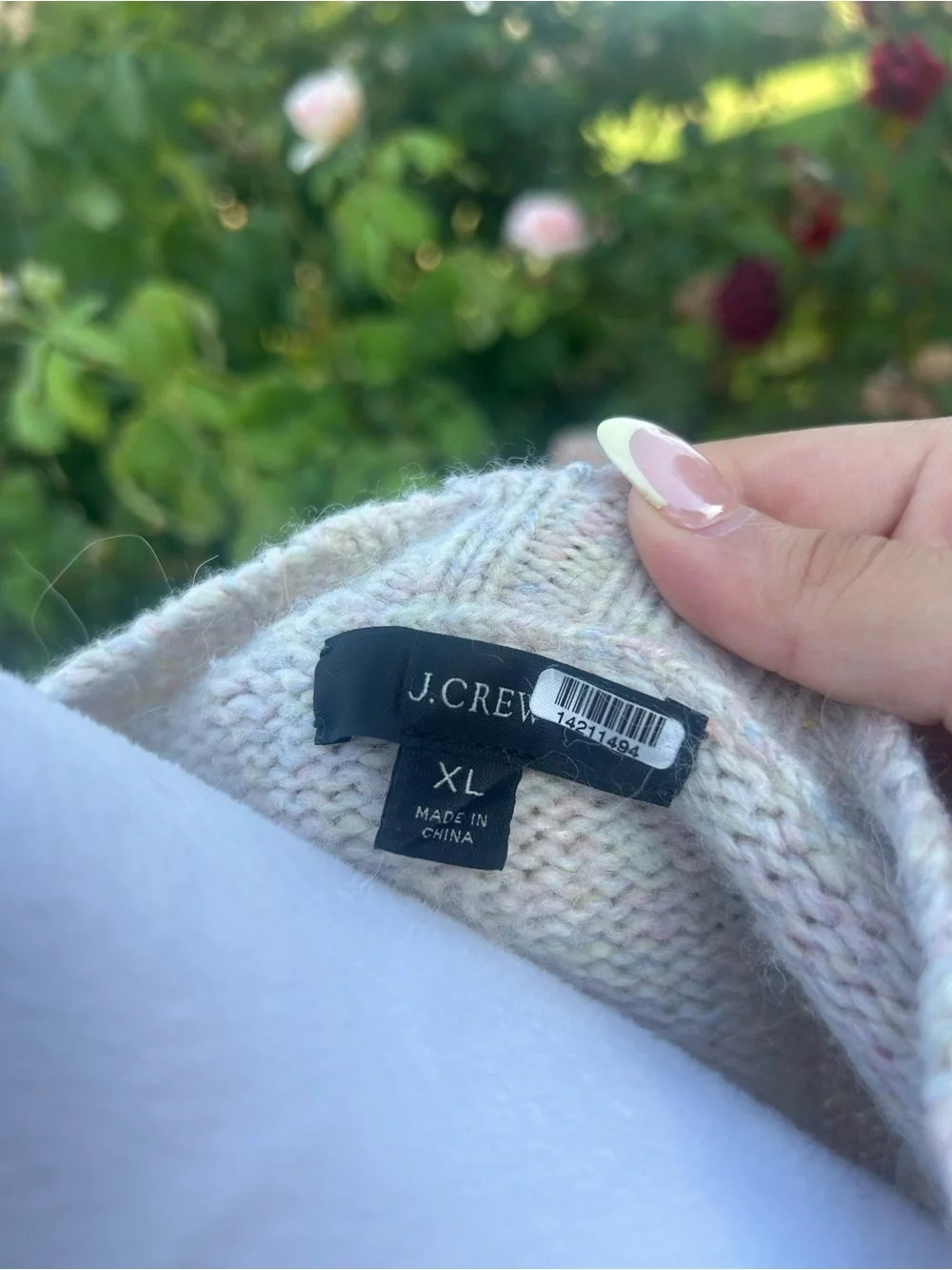 J. Crew Alpaca-blend crewneck sweater cottagecore quiet luxury coastal grandma